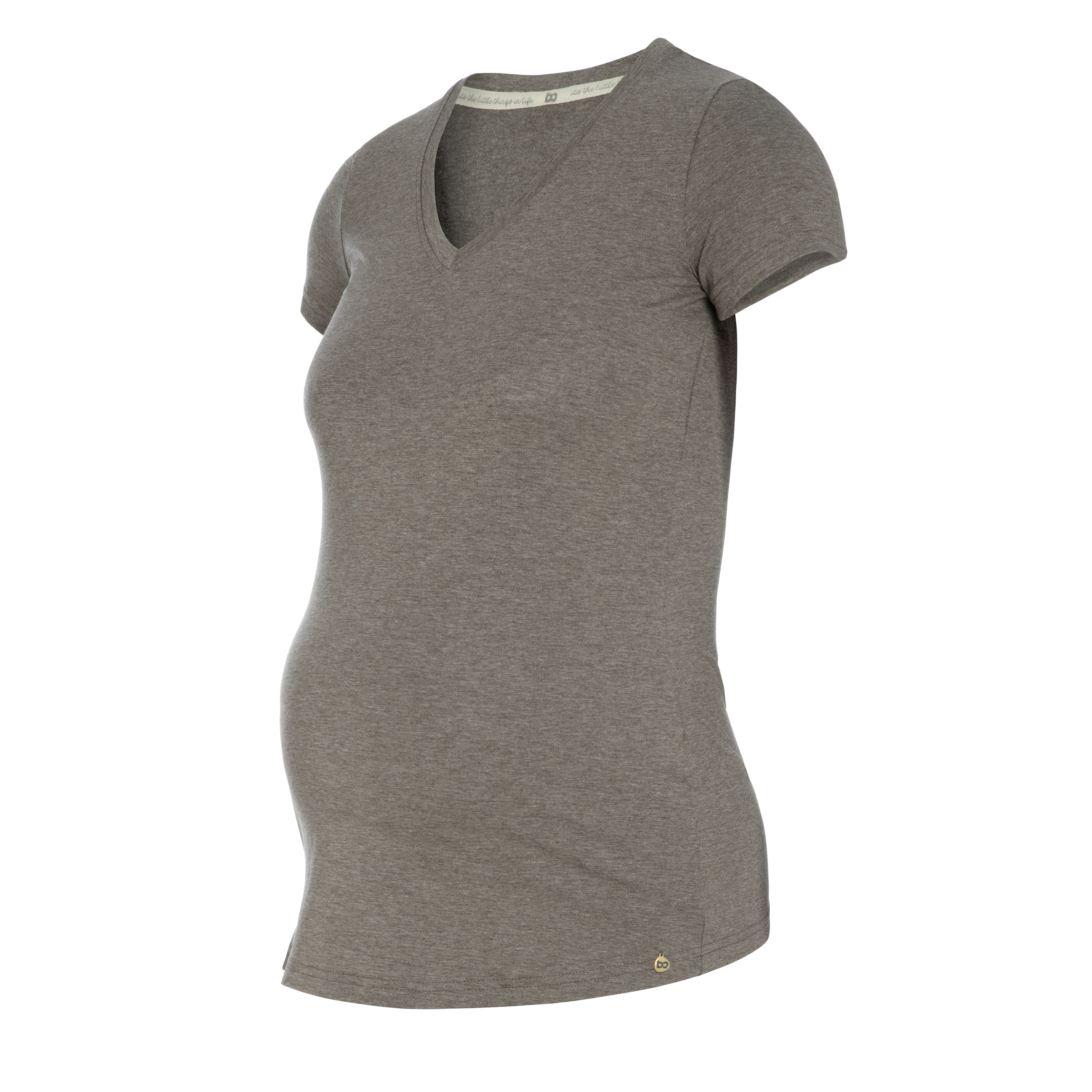 Zwangerschaps T-shirt Glow hazel brown - XL